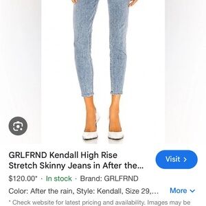 GRLFRND High Rise Blue Jeans Vintage-Inspired